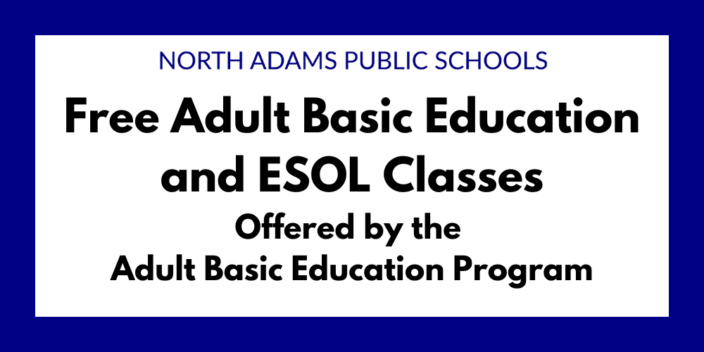 Free Adult Basic Education and ESOL Classes