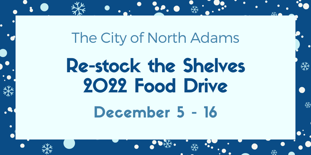 Re-Stock the Shelves 2022 Food Drive; Dec 5-16