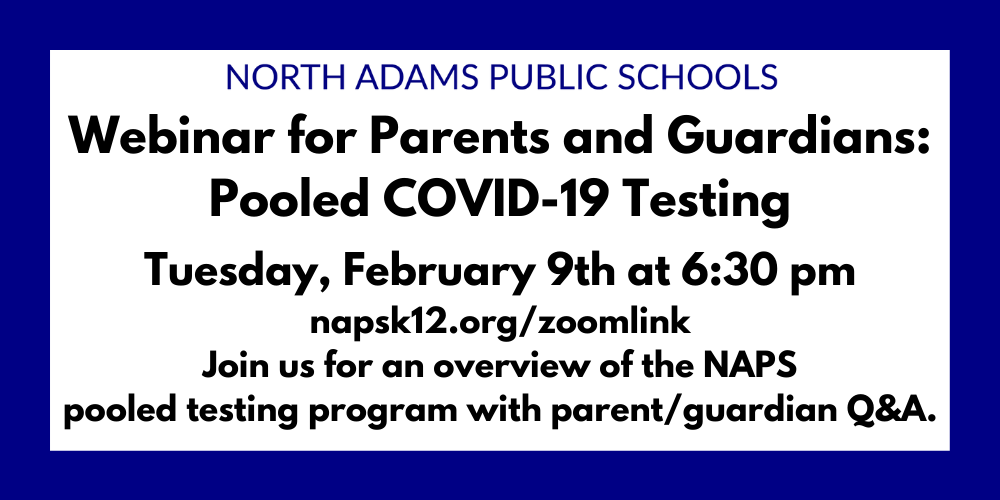 Webinar for Parents/Guardians: Pooled COVID-19 Testing