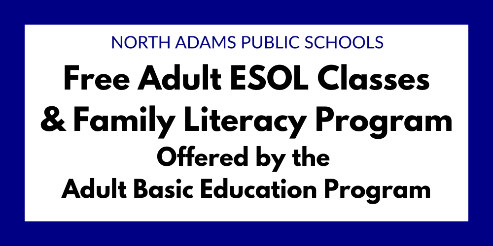 Free Adult ESOL Classes and Family Literacy Program