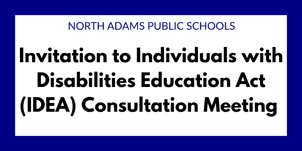 Invitation to Individuals with Disabilities Education Act (IDEA) Consultation Meeting