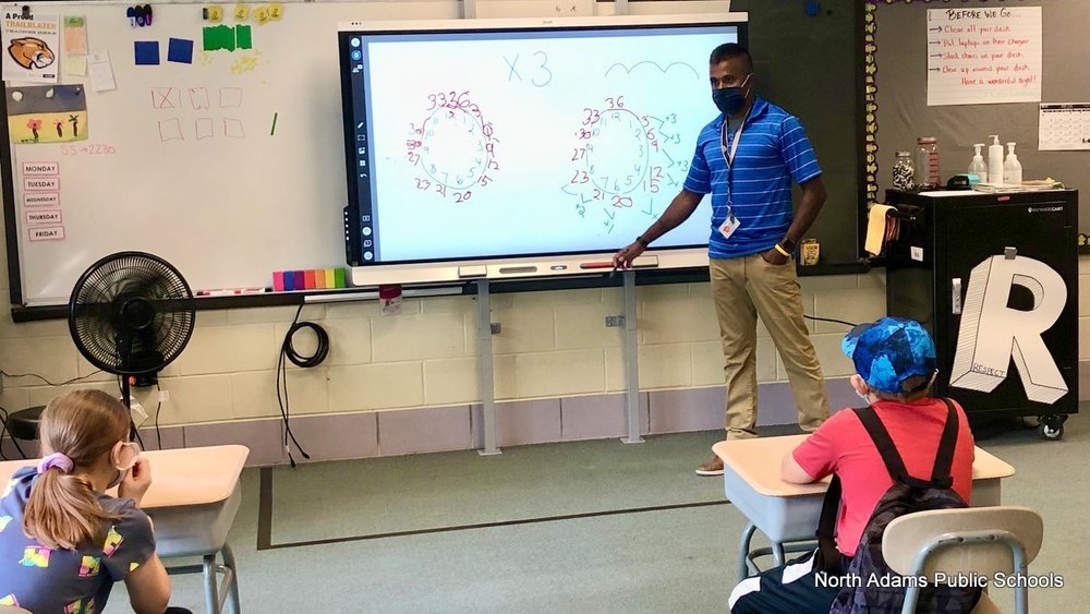 North Adams Schools Invest in Smartboard Technology Brayton