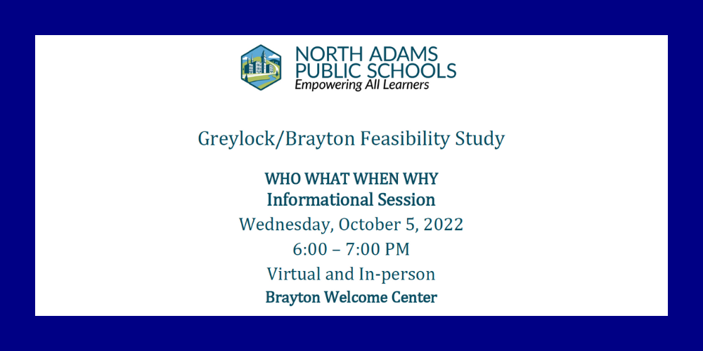 Greylock/Brayton Feasibility Study Information Session