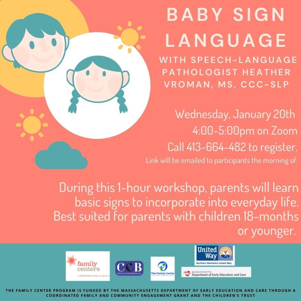 Baby Sign Language Flyer