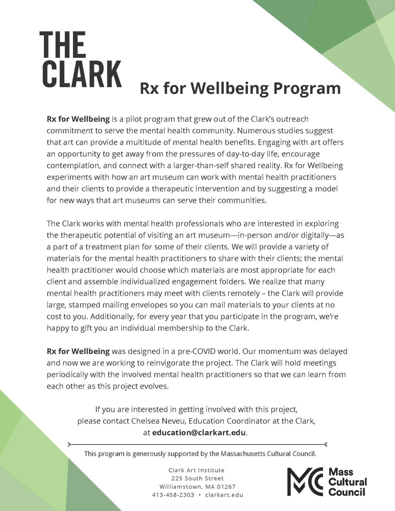 Rx for Wellbeing Program