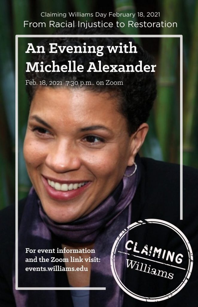An Evening with Michelle Alexander flyer