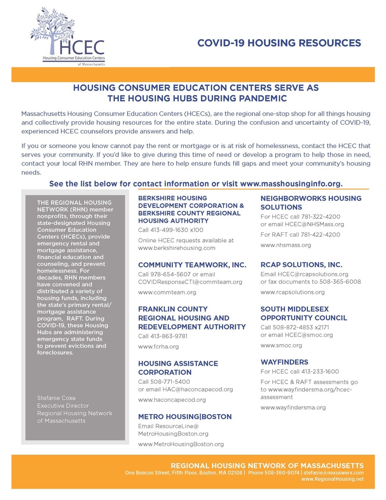 COVID Housing Assistance