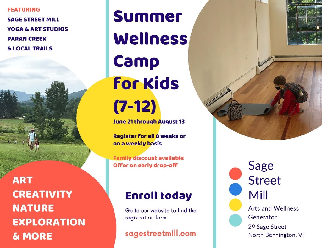 Sage Street Mill Summer Camp page 1
