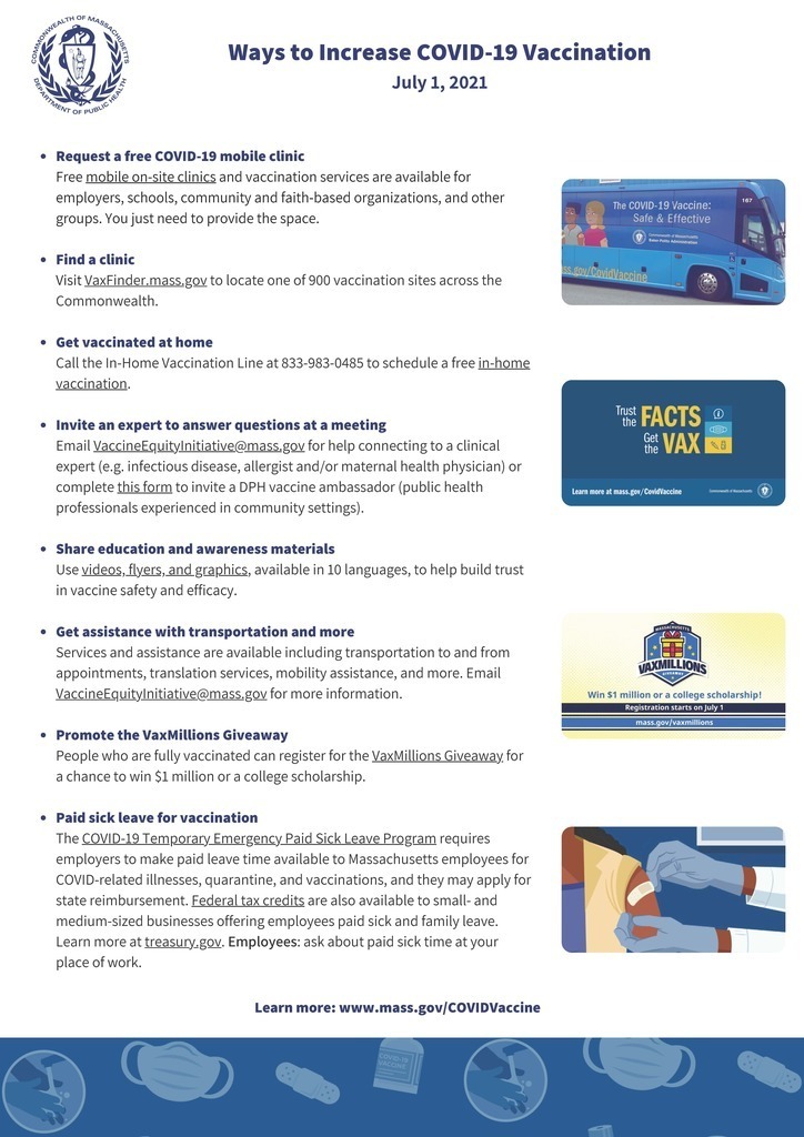 Ways to increase COVID-19 Vaccination