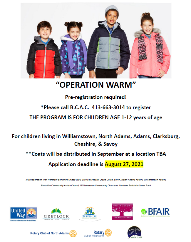 "Operation Warm" Flyer