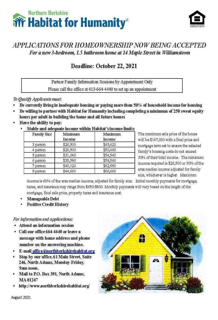 Habitat for Humanity Application