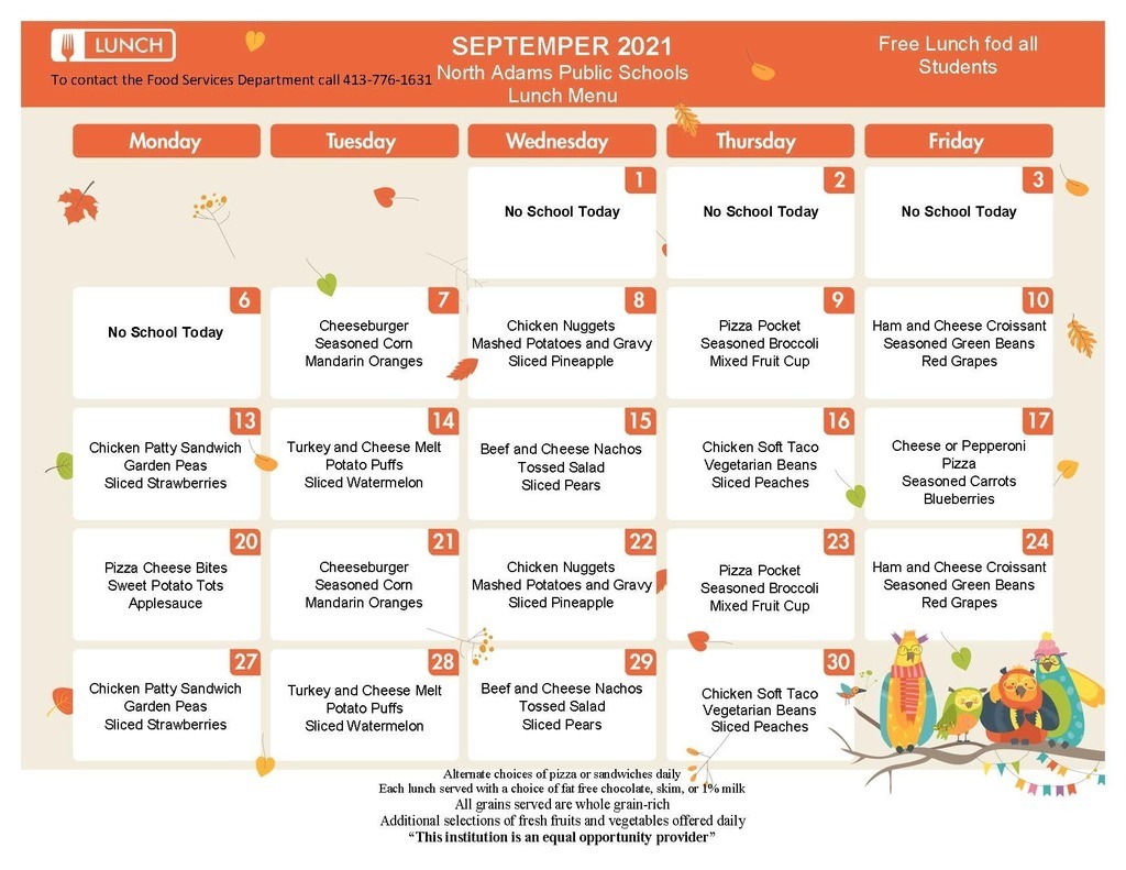 Lunch Menu