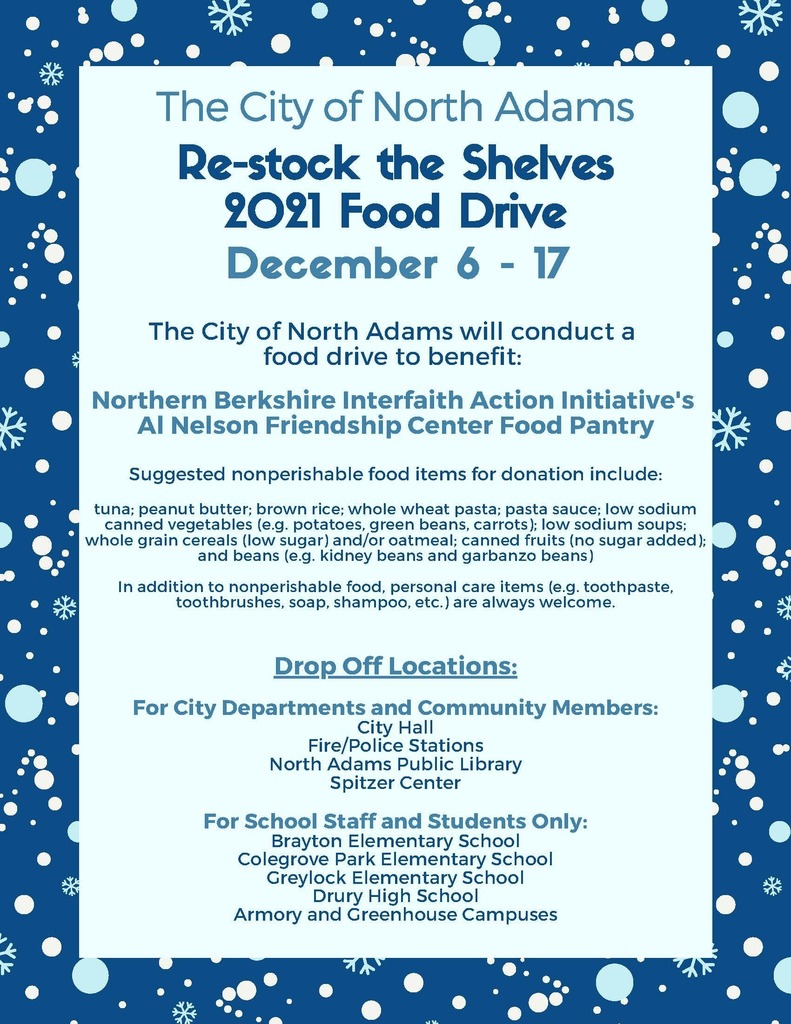 2021 Holiday Food Drive