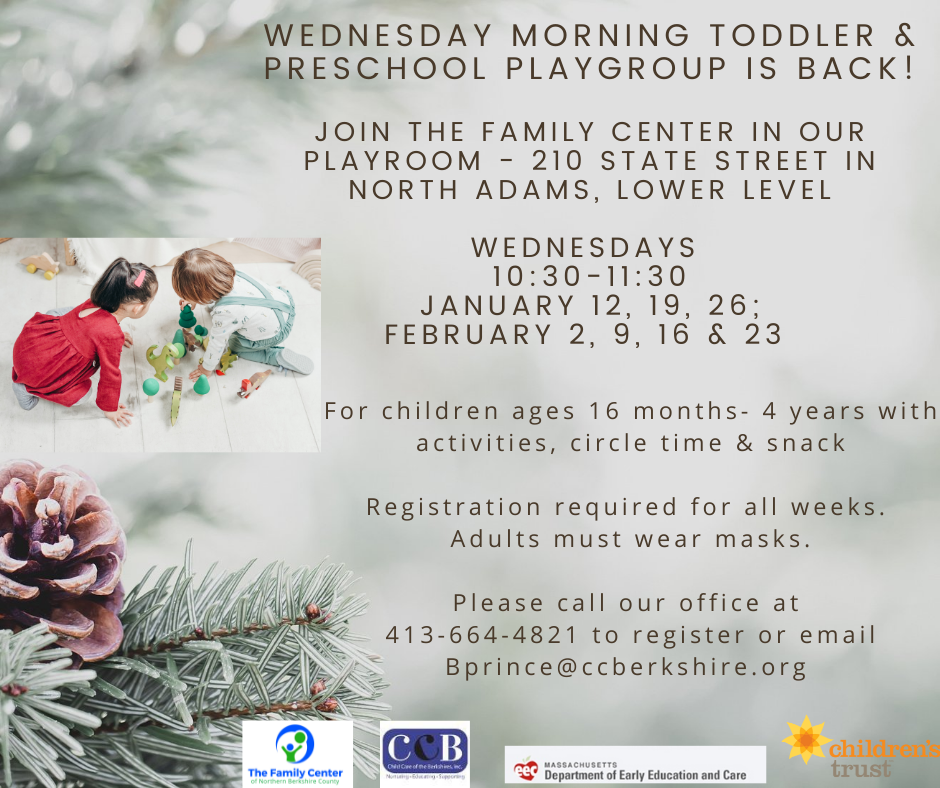 Wednesday Morning Toddler & Preschool Playgroup 