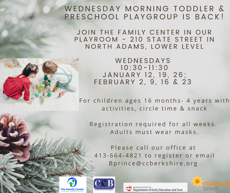 Wednesday Morning Toddler & Preschool Playgroup