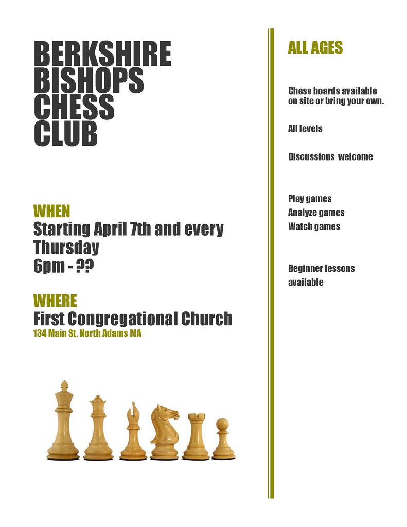 Chess Club on Thursdays