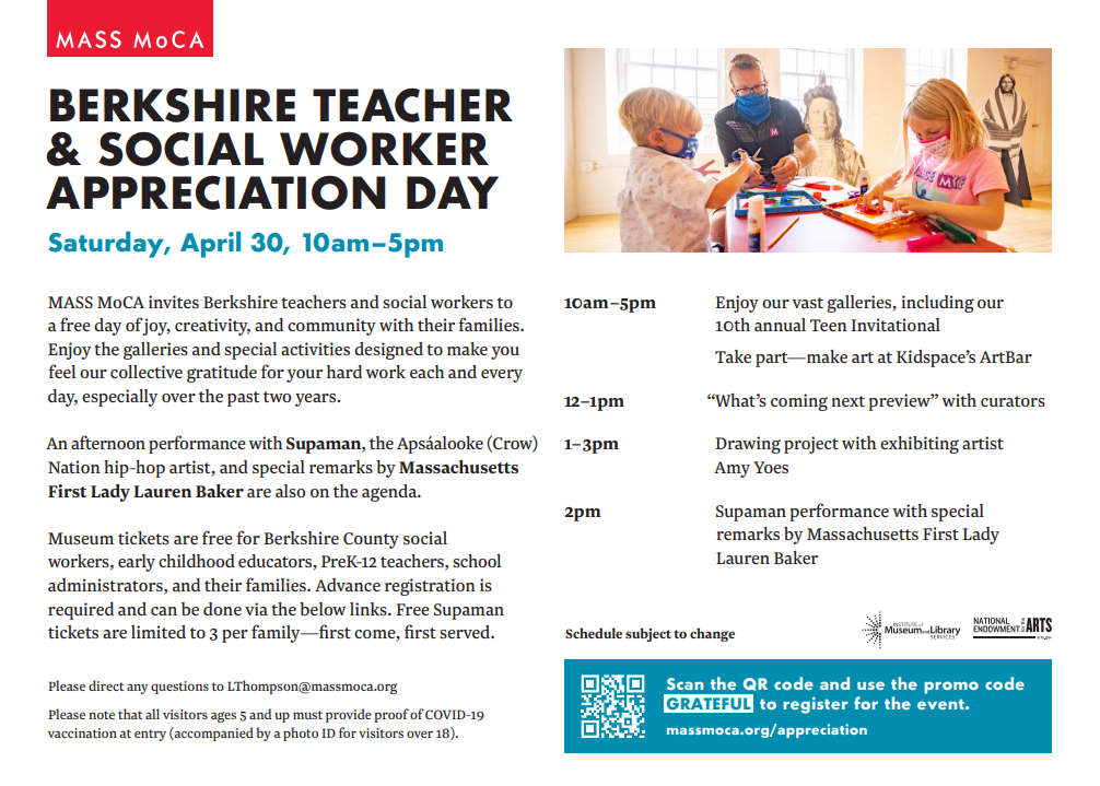 Berkshire Teacher & Social Worker Appreciation Day