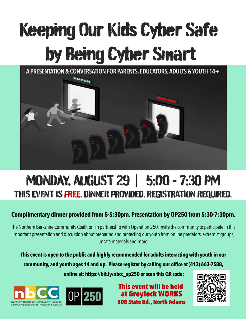 Keeping our Kids Cyber Safe flyer