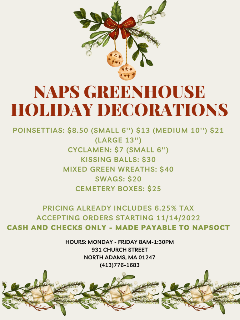 greenhouse 2022 holiday flyer