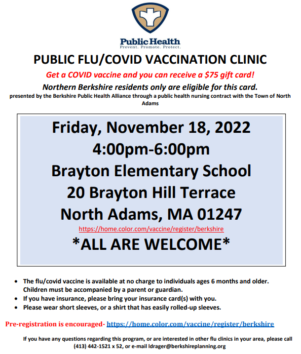 Flu/Covid Clinic Flyer