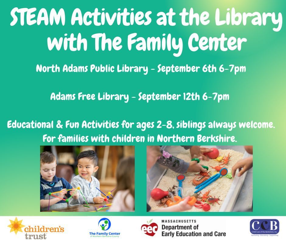 STEAM Activities at the Library with the Family Center
