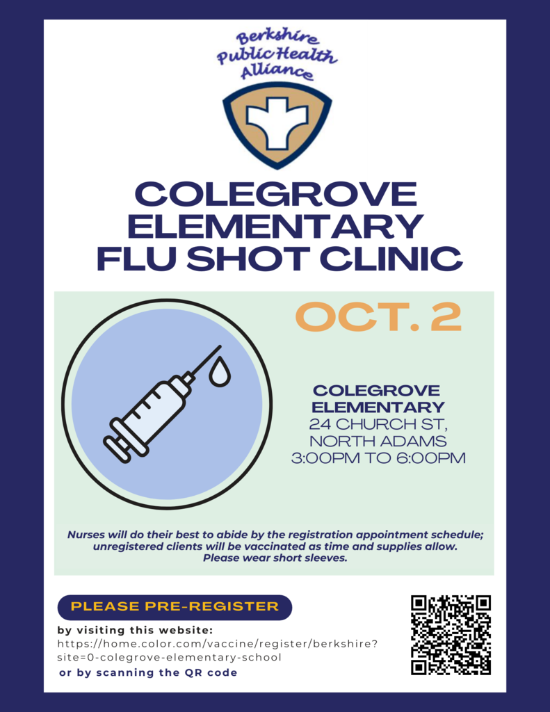 Colegrove Elementary Flu Shot Clinic